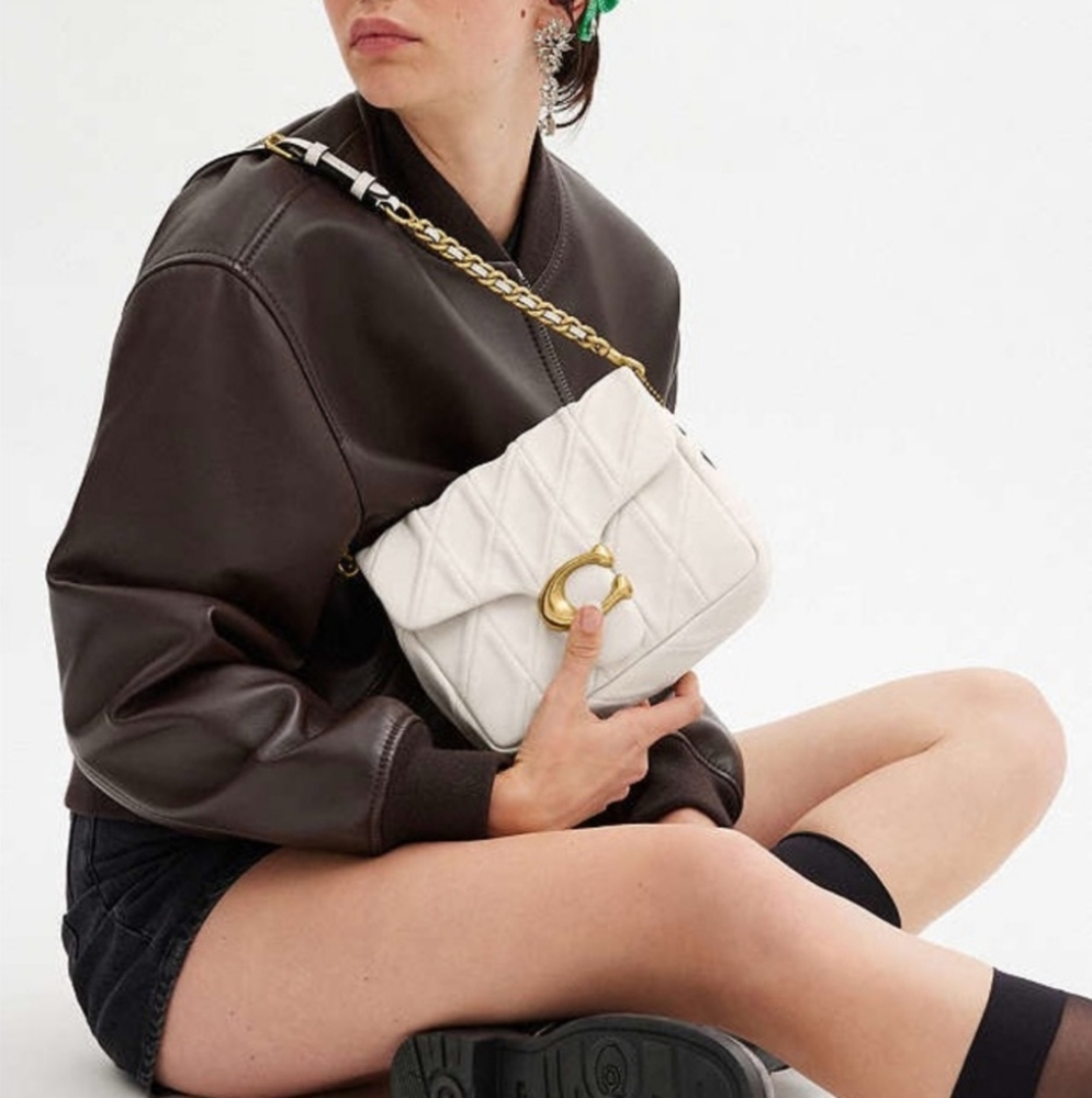 Coach Times Square Tabby 17 Shoulder Bag With Quilting